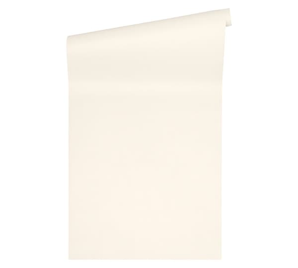 Non woven-tapet uni kulör Profhome 343271-GU lätt texturerad glittrande färg grädde 7,04 m2