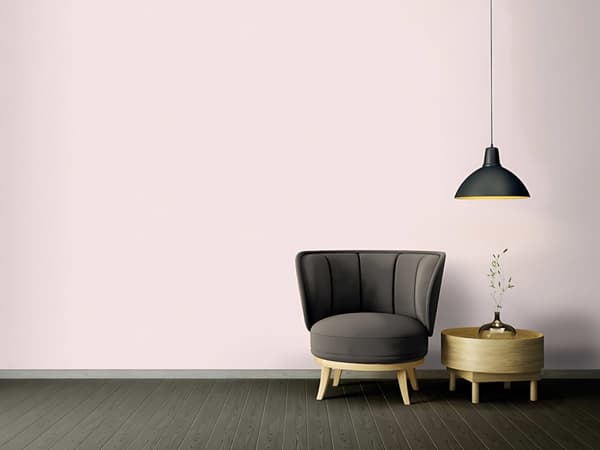 Non woven-tapet uni kulör Profhome 343272-GU lätt texturerad glittrande färg rosa 7,04 m2
