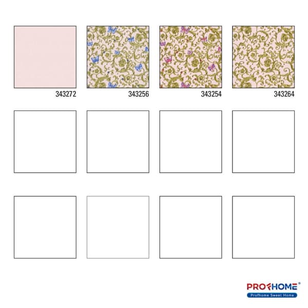 Non woven-tapet uni kulör Profhome 343272-GU lätt texturerad glittrande färg rosa 7,04 m2