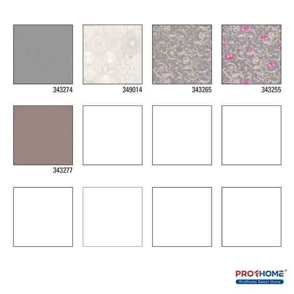 Non woven-tapet uni kulör Profhome 343274-GU lätt texturerad glittrande färg grå 7,04 m2