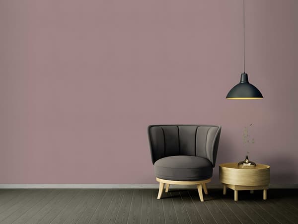 Non woven-tapet uni kulör Profhome 343277-GU lätt texturerad glittrande färg violett 7,04 m2