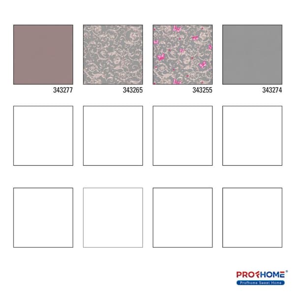 Non woven-tapet uni kulör Profhome 343277-GU lätt texturerad glittrande färg violett 7,04 m2