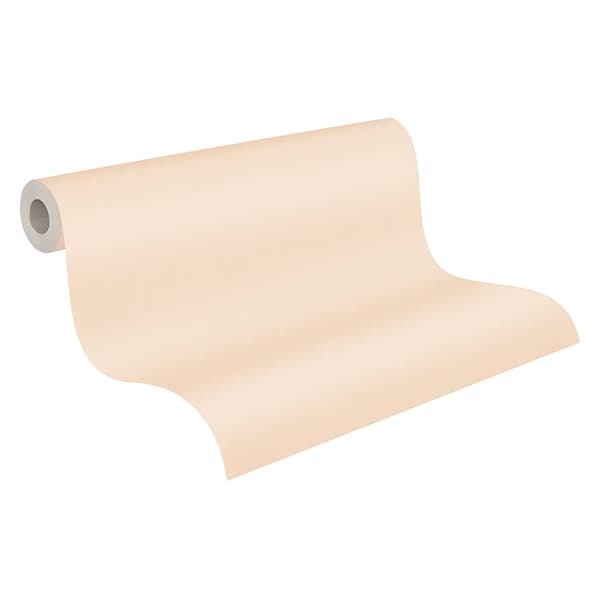 Non woven-tapet uni kulör Profhome 343935-GU lätt texturerad matt färg rosa 5,33 m2