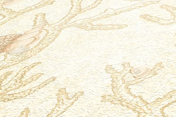 Non woven-tapet natur Profhome 344961-GU lätt texturerad glansigt mönster matt bakgrund färg beige guld grädde 7,04 m2