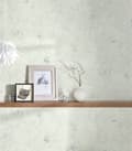 Miniatyrbild 5 av 6: Non woven-tapet natur Profhome 344962-GU lätt texturerad glansigt mönster matt bakgrund färg grön silver 7,04 m2