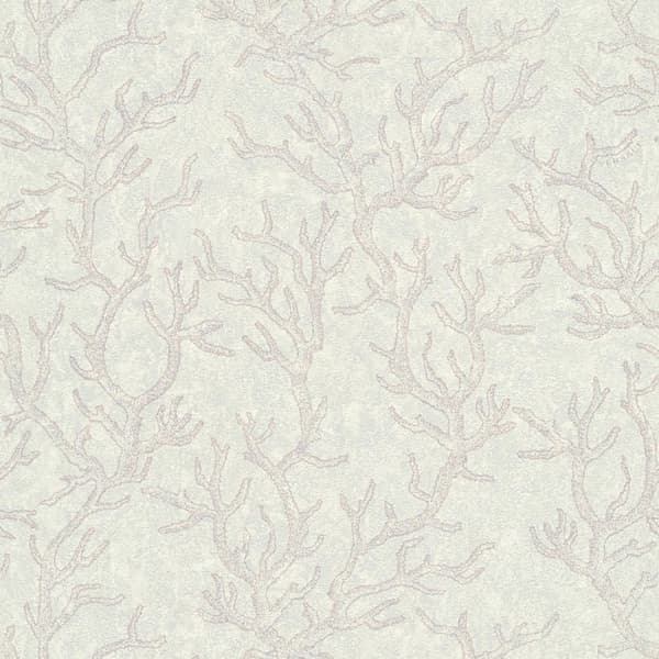 Non woven-tapet natur Profhome 344974-GU lätt texturerad glansigt mönster matt bakgrund färg grå violett melon gul 7,04 m2