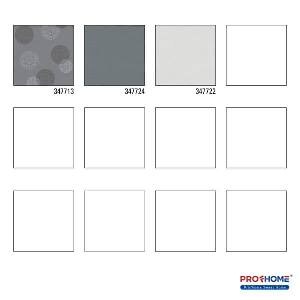 Non woven-tapet geometrisk Profhome 347713-GU lätt texturerad matt färg grå 5,33 m2