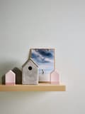 Miniatyrbild 4 av 5: Non woven-tapet uni kulör Profhome 347721-GU lätt texturerad matt färg vit 5,33 m2