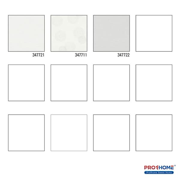 Non woven-tapet uni kulör Profhome 347721-GU lätt texturerad matt färg vit 5,33 m2