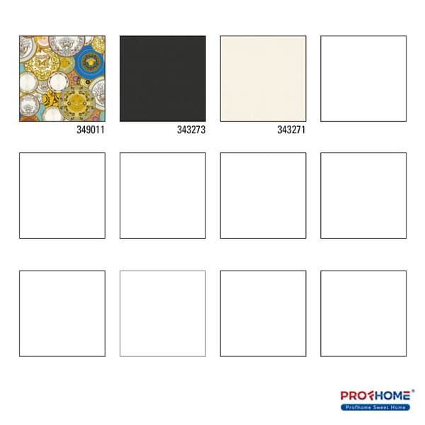 Non woven-tapet grafisk Profhome 349011-GU lätt texturerad glansigt färg guld blå violett vit 7,04 m2