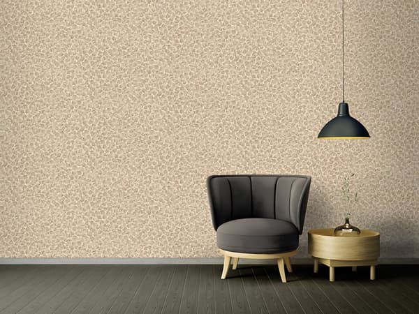 Non woven-tapet leopardfläckar Profhome 349021-GU slät matt färg beige vit 7,04 m2