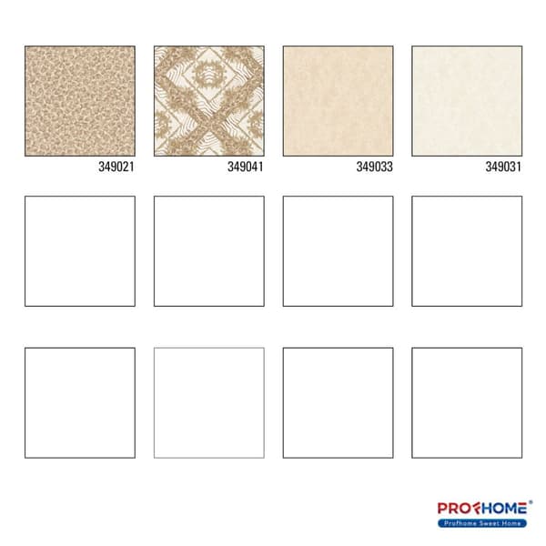 Non woven-tapet leopardfläckar Profhome 349021-GU slät matt färg beige vit 7,04 m2