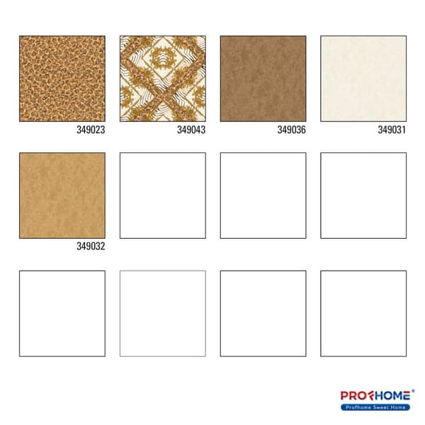 Non woven-tapet leopardfläckar Profhome 349023-GU slät matt färg brun orange brons 7,04 m2