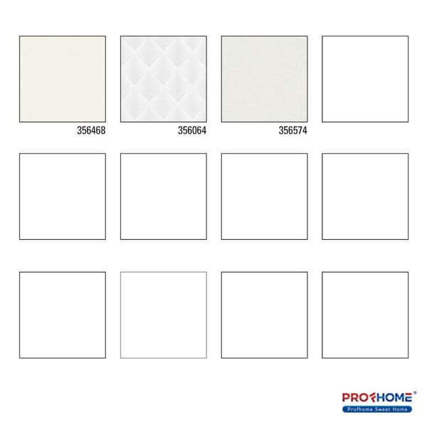 Non woven-tapet uni kulör Profhome 356468-GU slät glittrande färg vit 5,33 m2