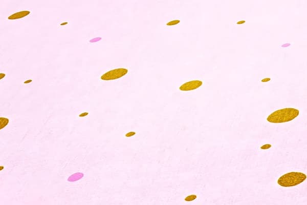 Non woven-tapet spräcklig Profhome 358391-GU slät glansigt mönster matt bakgrund färg rosa guld violett 5,33 m2