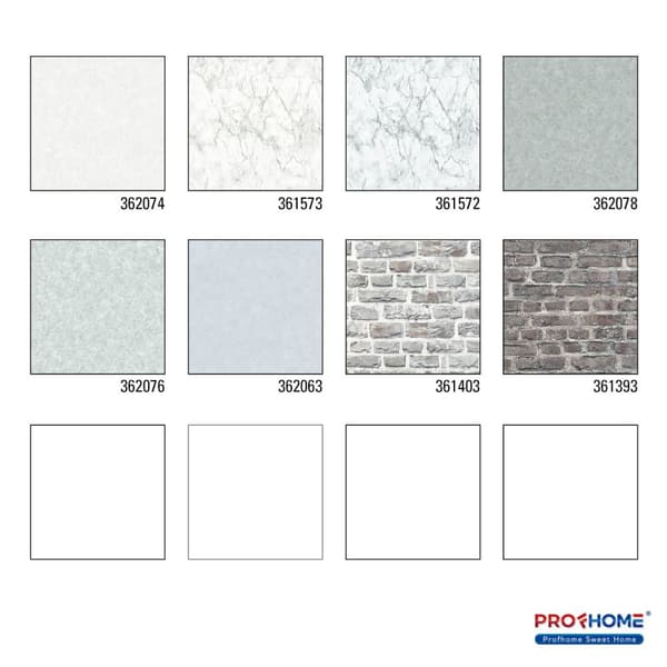 Non woven-tapet uni kulör Profhome 362074-GU slät matt färg vit 5,33 m2