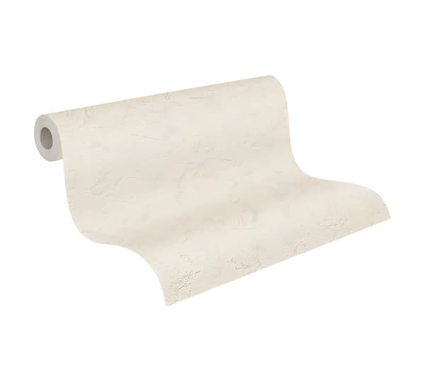 Non woven-tapet uni kulör Profhome 363527-GU lätt texturerad matt färg beige 5,33 m2