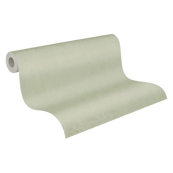 Non woven-tapet uni kulör Profhome 363787-GU texturerad matt färg grön 5,33 m2
