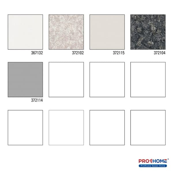 Non woven-tapet uni kulör Profhome 367132-GU lätt texturerad matt färg vit 5,33 m2