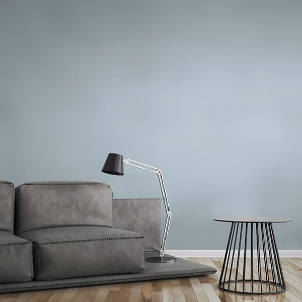 Non woven-tapet uni kulör Profhome 367135-GU lätt texturerad matt färg blå 5,33 m2