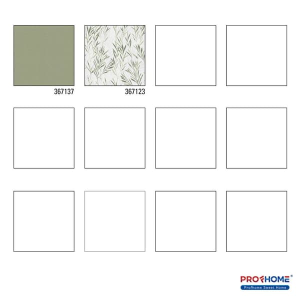 Non woven-tapet uni kulör Profhome 367137-GU lätt texturerad matt färg grön 5,33 m2