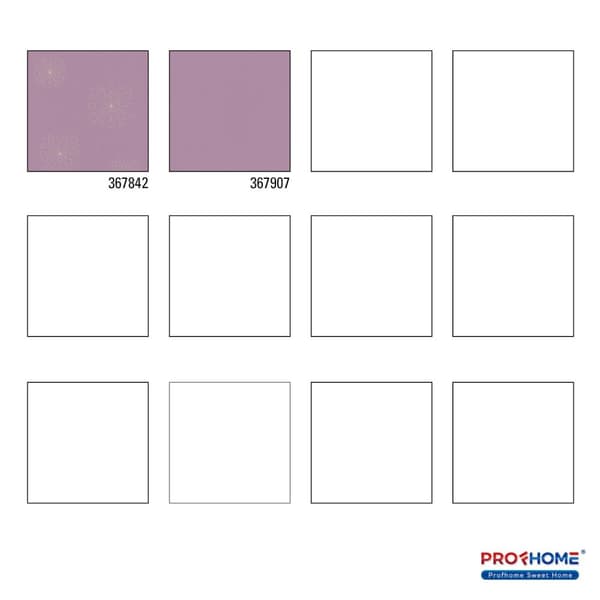 Ikke-vævet tapet geometriske Profhome 367842-gu lidt tekstureret blank mønster mat baggrund färg violet guld 5,33 m2