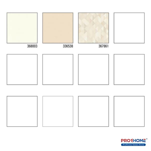 Non woven-tapet uni kulör Profhome 368003-GU slät matt färg grädde 5,33 m2