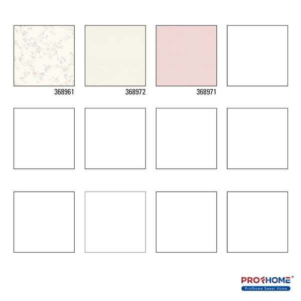 Non woven-tapet Blommig Profhome 368961-GU lätt texturerad glansigt mönster matt bakgrund färg violett grädde 5,33 m2