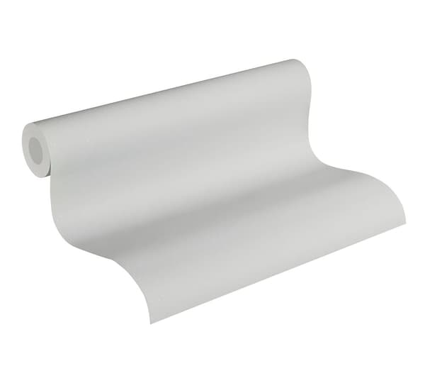 Non woven-tapet uni kulör Profhome 368973-GU lätt texturerad matt mönster glittrande bakgrund färg grå 5,33 m2