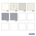 Miniatyrbild 5 av 5: Non woven-tapet uni kulör Profhome 368991-GU lätt texturerad matt färg vit 5,33 m2
