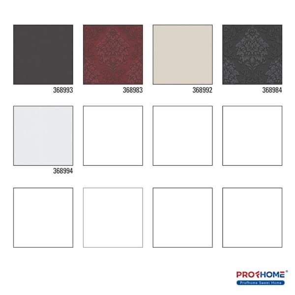 Non woven-tapet uni kulör Profhome 368993-GU lätt texturerad matt färg svart 5,33 m2