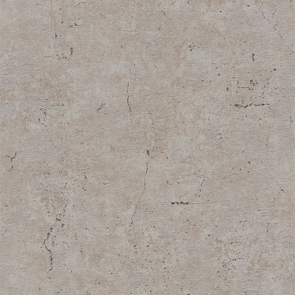 Non woven-tapet uni kulör Profhome 369111-GU lätt texturerad matt färg grå brun 5,33 m2