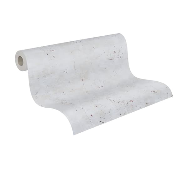 Non woven-tapet uni kulör Profhome 369116-GU lätt texturerad matt färg grå 5,33 m2