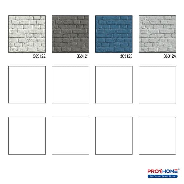 Non woven-tapet sten utseende Profhome 369122-GU lätt texturerad matt färg grå vit 5,33 m2