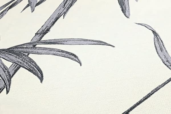 Non woven-tapet palmer Profhome 369192-GU lätt texturerad glansigt mönster matt bakgrund färg grå silver vit 5,33 m2