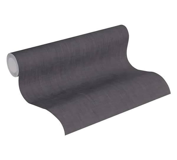 Non woven-tapet uni kulör Profhome 369222-GU lätt texturerad matt färg svart 5,33 m2