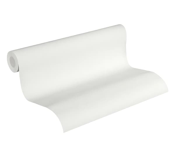 Non woven-tapet uni kulör Profhome 369253-GU lätt texturerad matt färg vit 5,33 m2