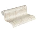 Miniatyrbild 2 av 5: Non woven-tapet geometrisk Profhome 369284-GU lätt texturerad glansigt mönster matt bakgrund färg grädde 5,33 m2