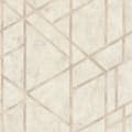 Miniatyrbild 1 av 5: Non woven-tapet geometrisk Profhome 369284-GU lätt texturerad glansigt mönster matt bakgrund färg grädde 5,33 m2