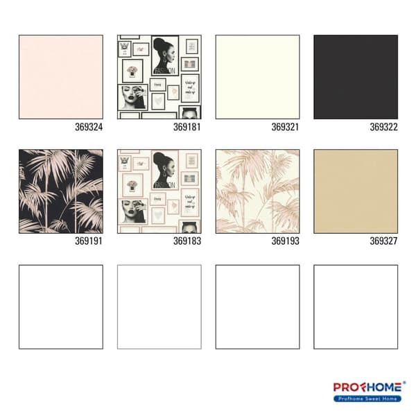 Non woven-tapet uni kulör Profhome 369324-GU slät matt färg grädde 5,33 m2