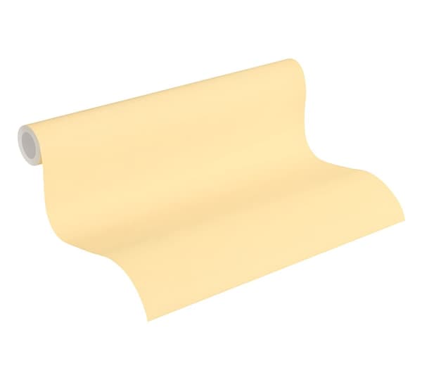 Non woven-tapet uni kulör Profhome 369326-GU lätt texturerad matt färg gul 5,33 m2