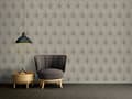 Miniatyrbild 5 av 7: Non woven-tapet fjädermönster Profhome 369716-GU lätt texturerad matt färg brun grå blå 5,33 m2