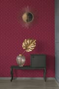 Miniatyrbild 5 av 7: Non woven-tapet design Profhome 369731-GU lätt texturerad matt färg violett röd orange 5,33 m2