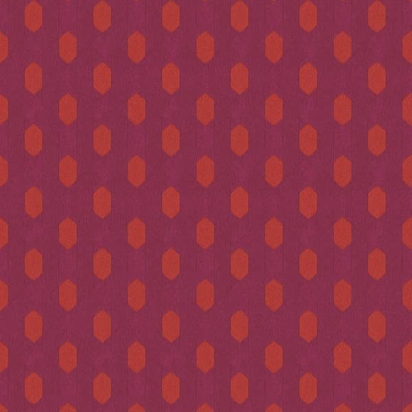 Ikke-vævet tapet designtapet Profhome 369731-gu lidt tekstureret mat färg violet rød orange 5,33 m2