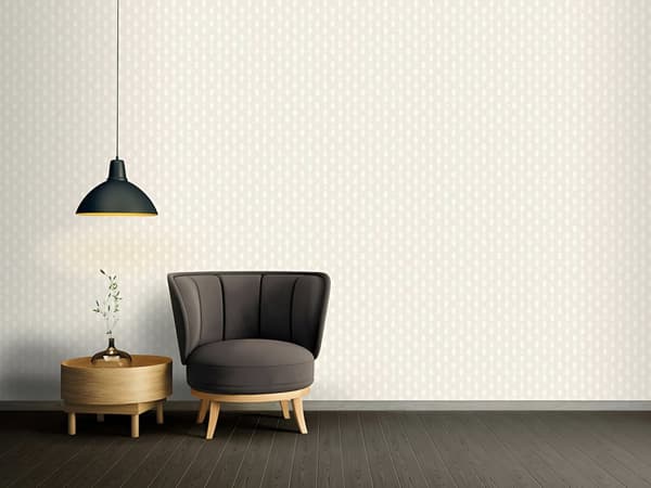 Non woven-tapet design Profhome 369733-GU lätt texturerad matt färg grå guld grädde 5,33 m2
