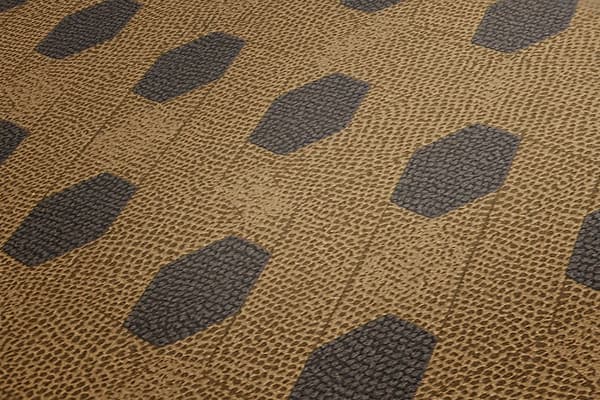 Non woven-tapet design Profhome 369736-GU lätt texturerad matt färg brun guld svart 5,33 m2