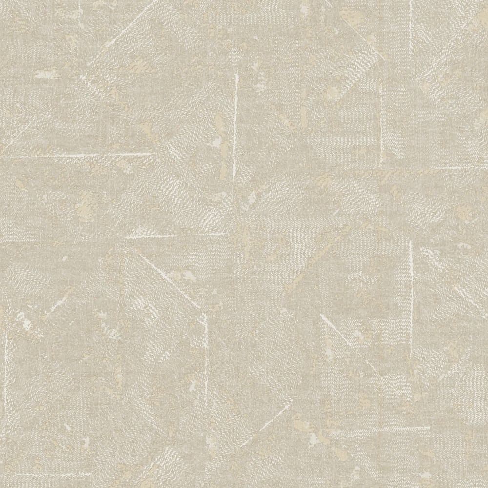 Non woven-tapet ton sur ton Profhome 369746-GU lätt texturerad matt färg grå beige silver 5,33 m2