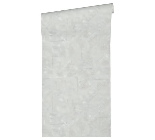 Non woven-tapet ton sur ton Profhome 369747-GU lätt texturerad matt färg grå silver 5,33 m2