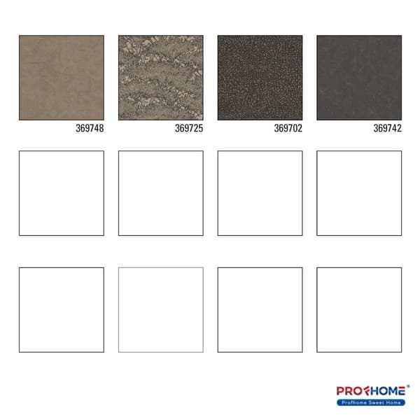 Non woven-tapet ton sur ton Profhome 369748-GU lätt texturerad matt färg brun brons grå 5,33 m2