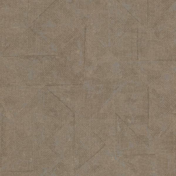 Non woven-tapet ton sur ton Profhome 369748-GU lätt texturerad matt färg brun brons grå 5,33 m2